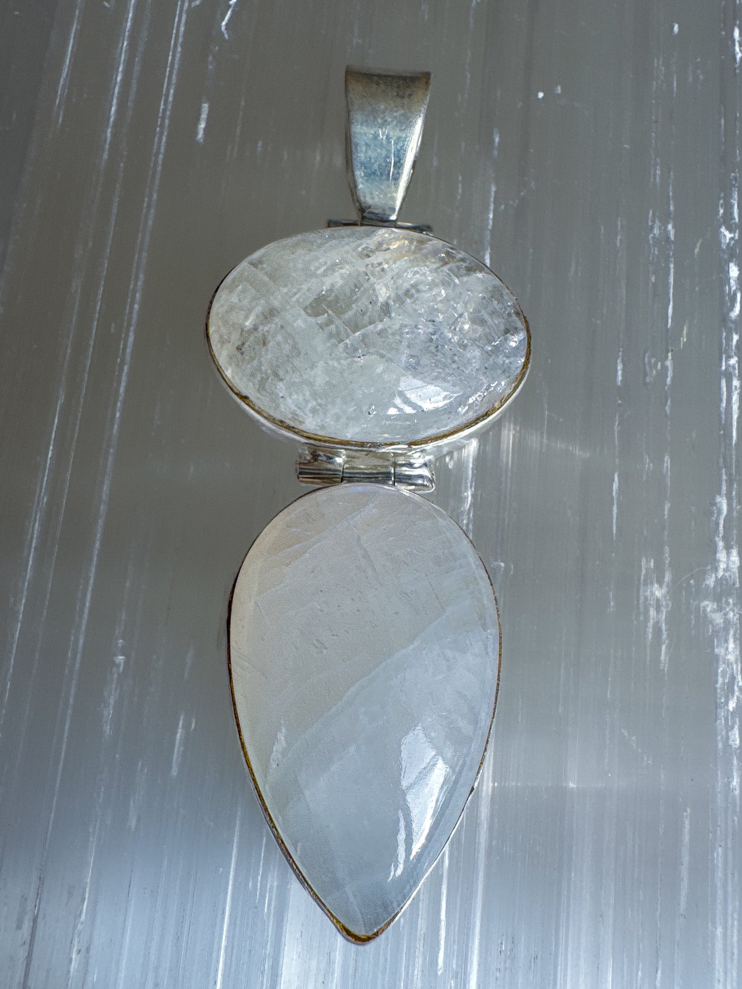 Mystic Moonstone Amulet ⋆ Double Pendant