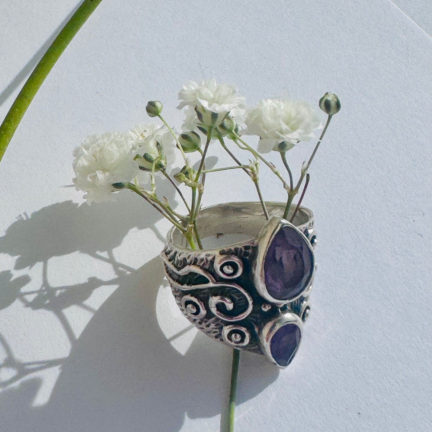 Aquamarine Cross Talisman Pendant
